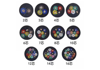 ZC-RVV 型號(hào)：2～5芯 （0.3mm²²～50mm²²）